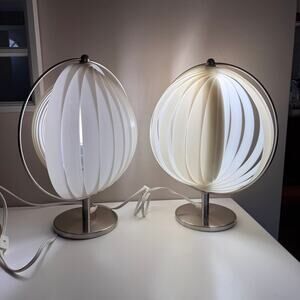 Moon Sphere Lamps Kare Design Verner Panton Style 1980s Postmodern Scandinavian